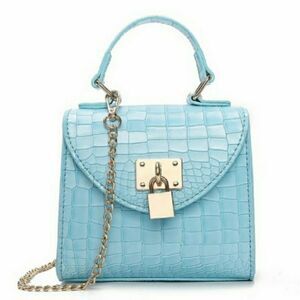 GIRLS 1ST BAG NWT Trendy mini croc-embosed bag